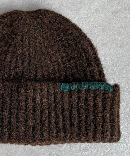 拼色縫線針織帽