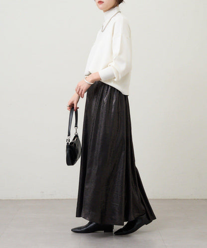 全針高領針織衫