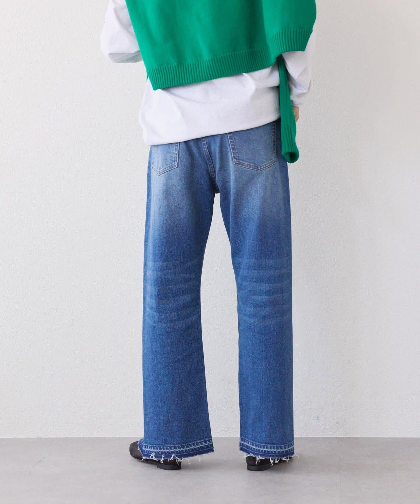 【RIMH】剪裁牛仔褲/預計1月下旬發貨