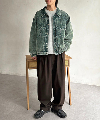 夾棉燈芯絨卡車司機夾克