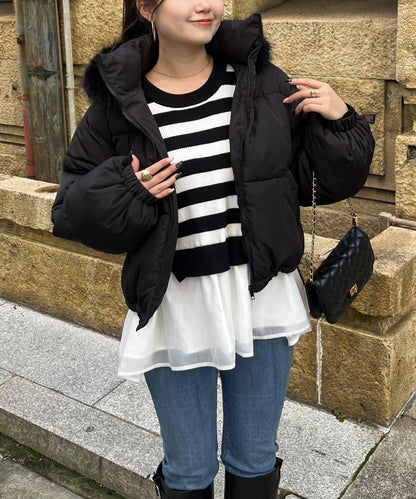 加厚仿毛皮中棉夾克