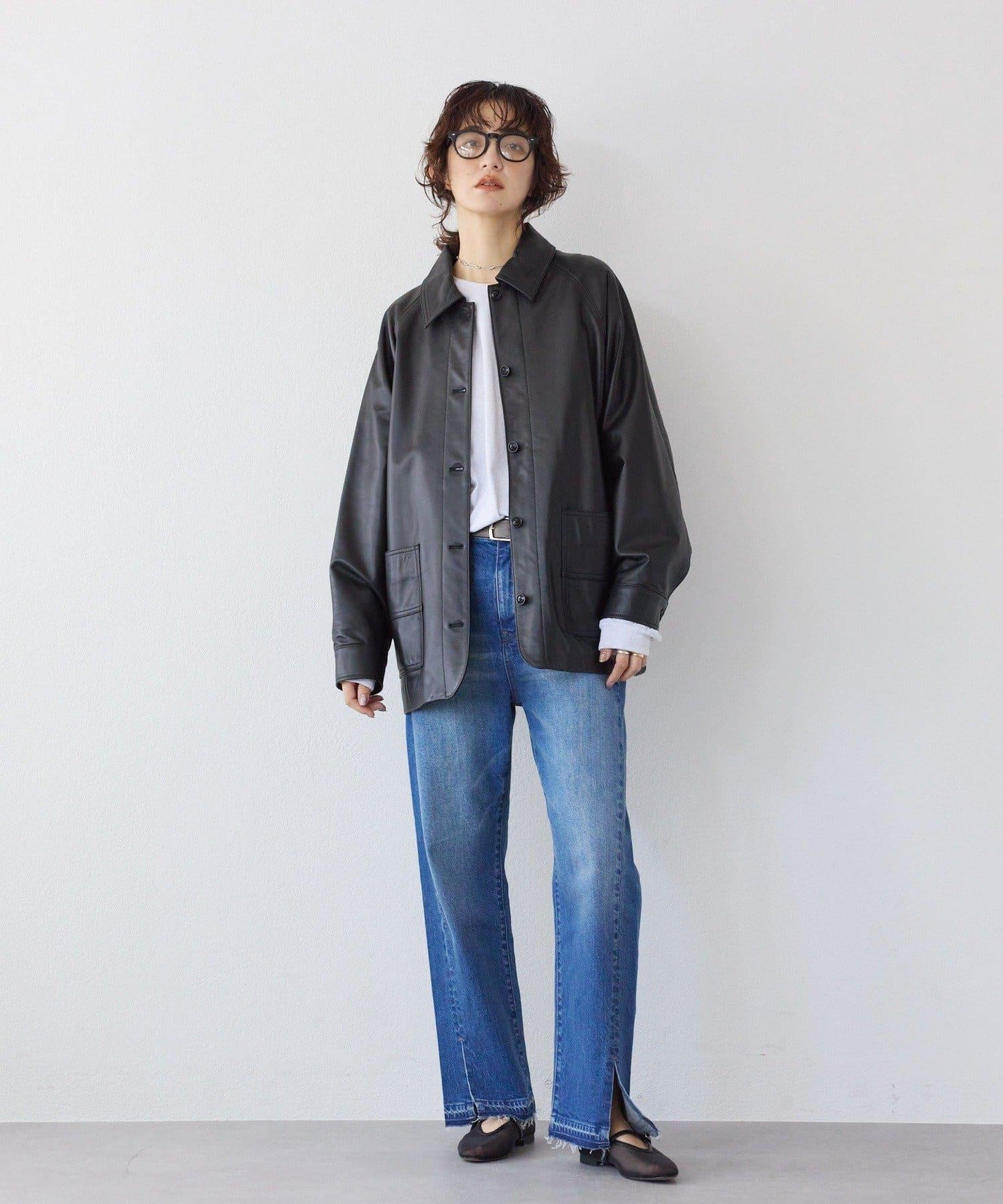 【RIMH】剪裁牛仔褲/預計1月下旬發貨