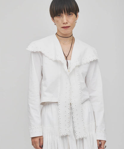 【GEMINI】波浪邊襯衫