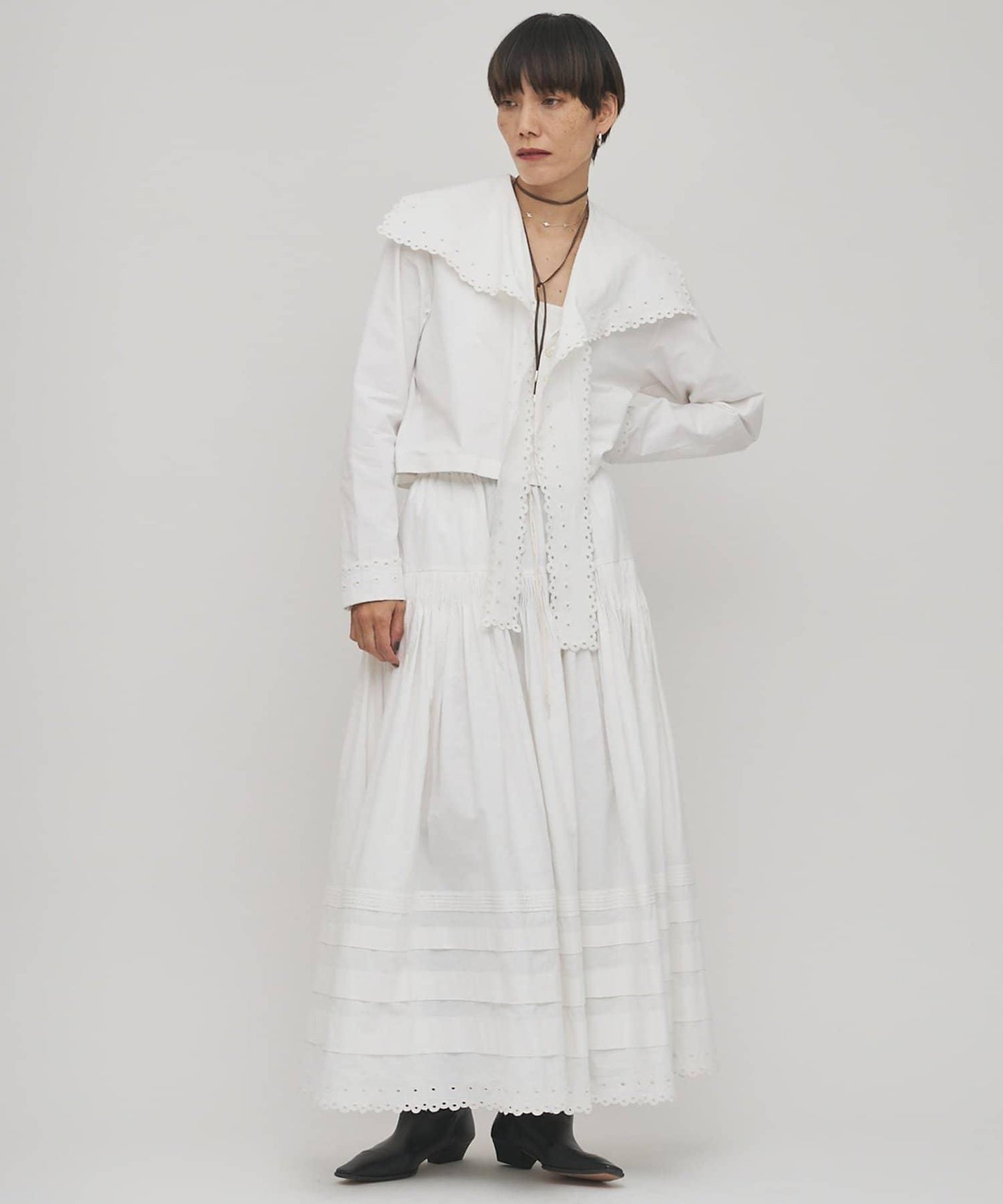 【GEMINI】波浪邊襯衫