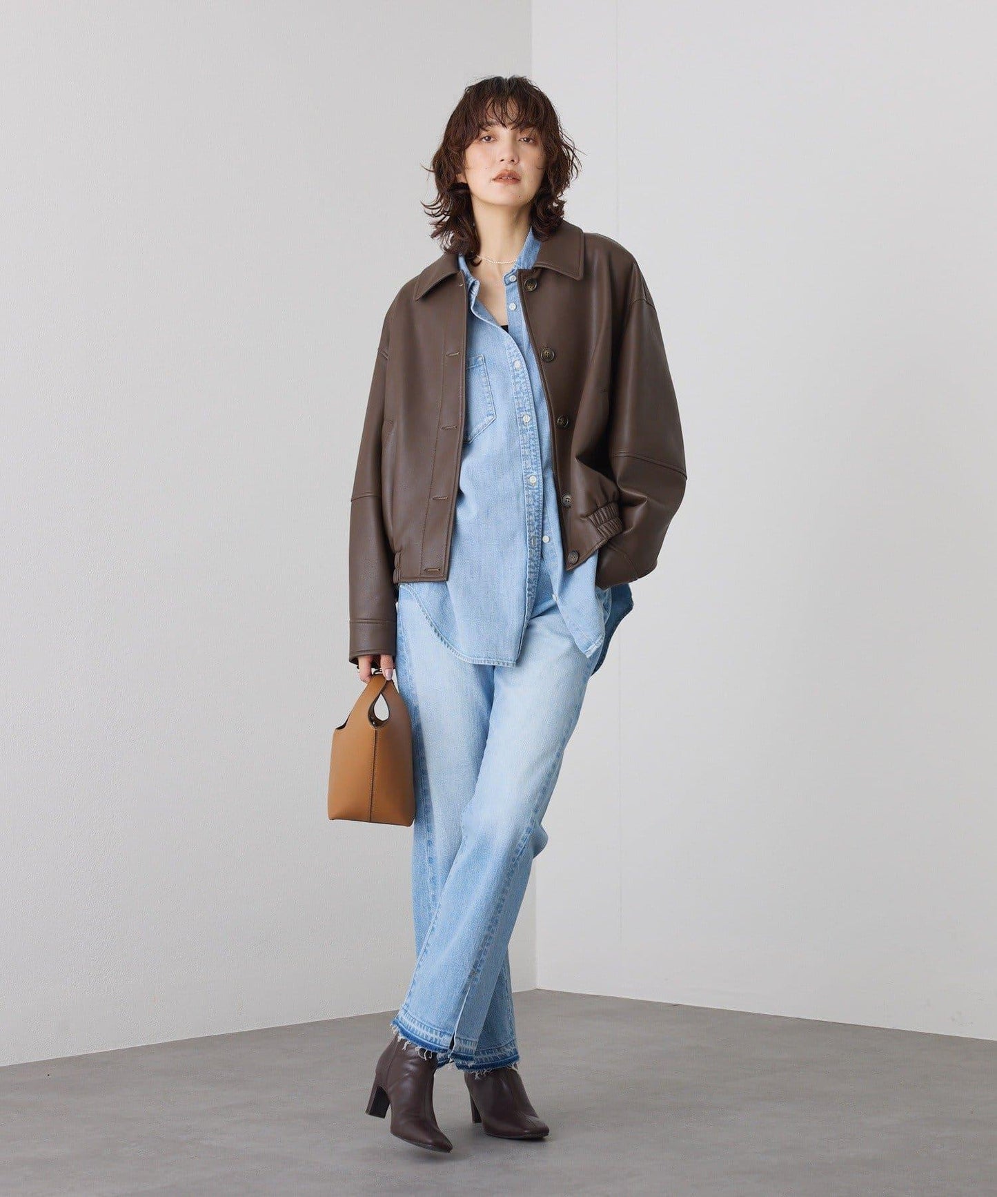 【RIMH】剪裁牛仔褲/預計1月下旬發貨