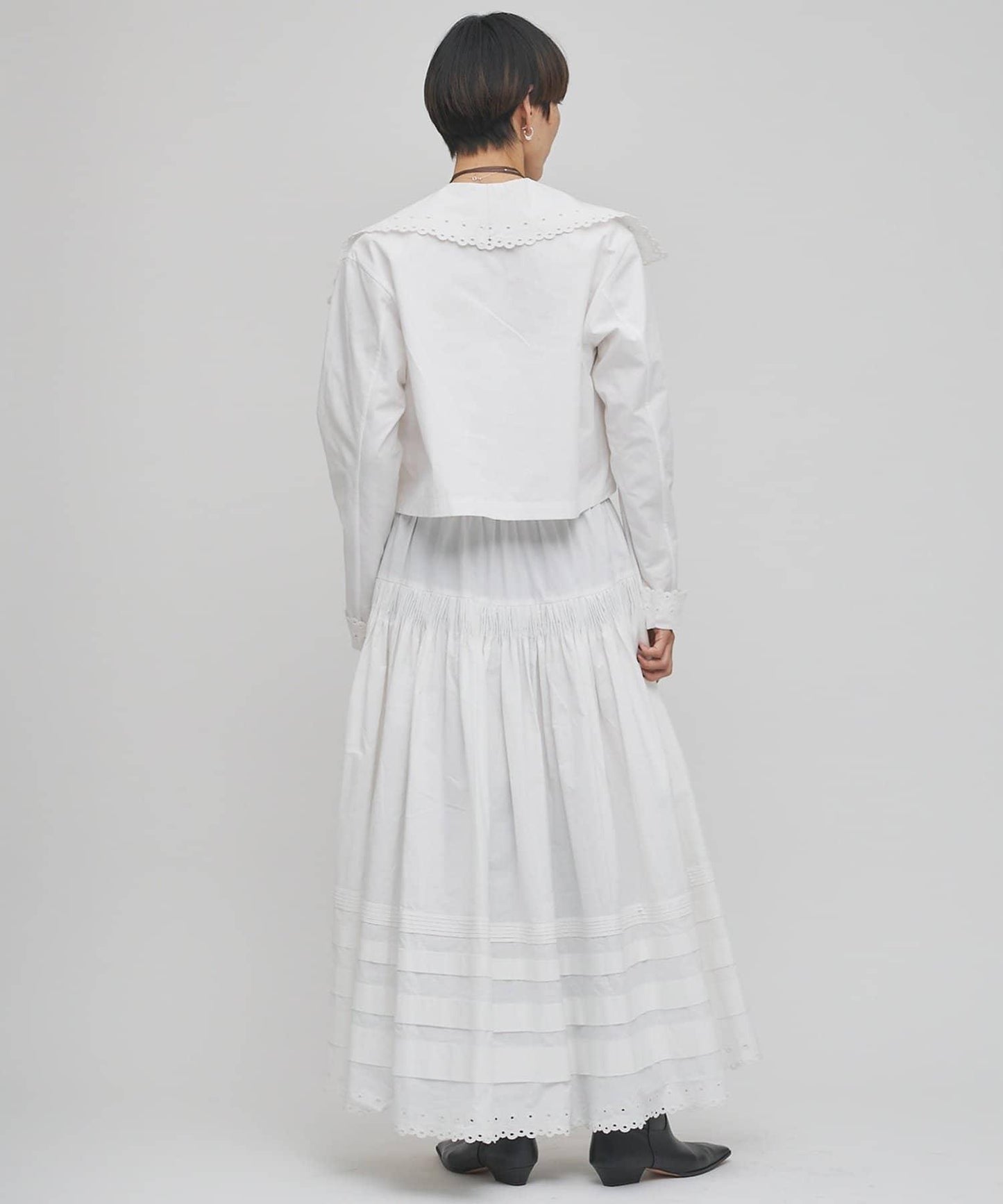 【GEMINI】波浪邊襯衫