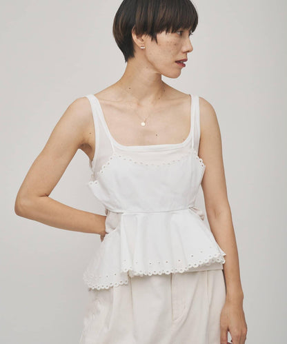 【GEMINI】波浪邊吊帶背心