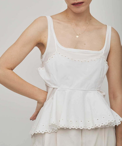 【GEMINI】波浪邊吊帶背心