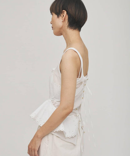 【GEMINI】波浪邊吊帶背心