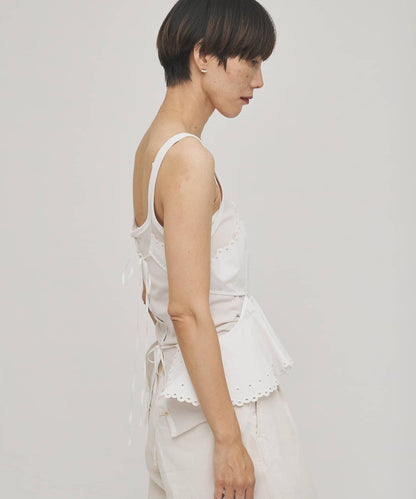 【GEMINI】波浪邊吊帶背心