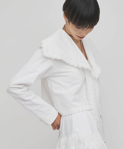 【GEMINI】波浪邊襯衫