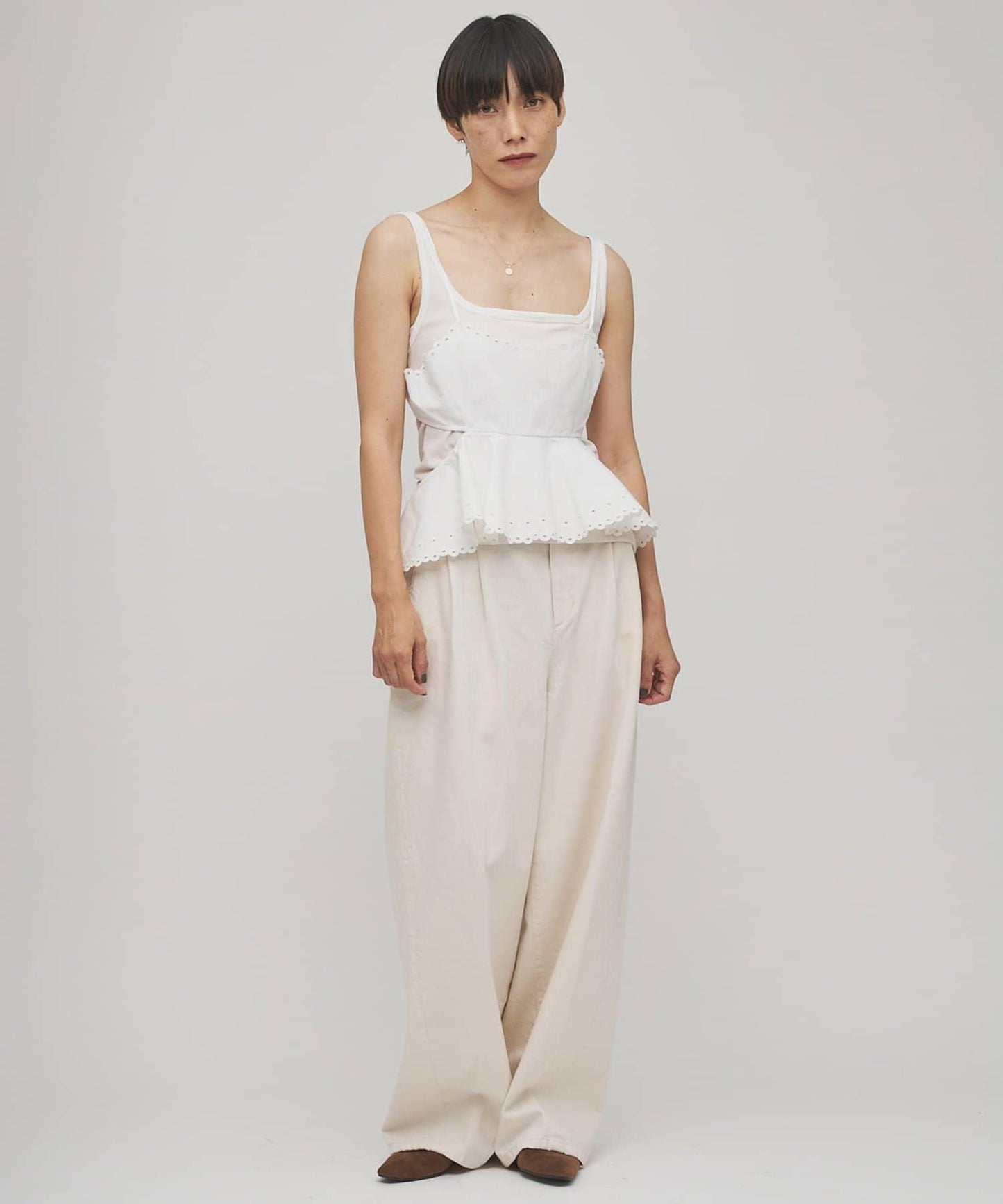 【GEMINI】波浪邊吊帶背心