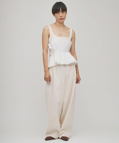 【GEMINI】波浪邊吊帶背心