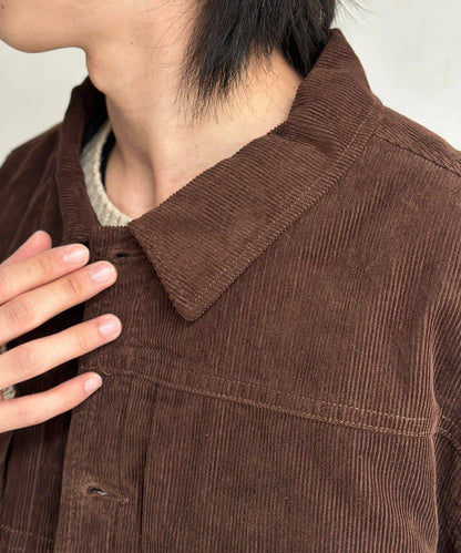 夾棉燈芯絨卡車司機夾克