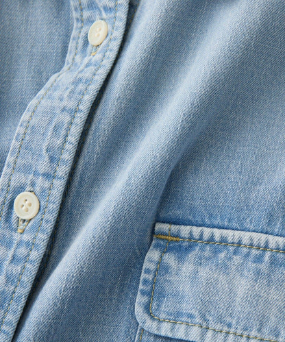 【RIMH】後襬荷葉邊短款襯衫/預計1月下旬發貨