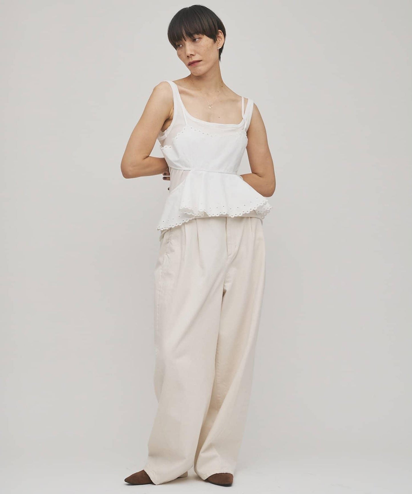 【GEMINI】波浪邊吊帶背心