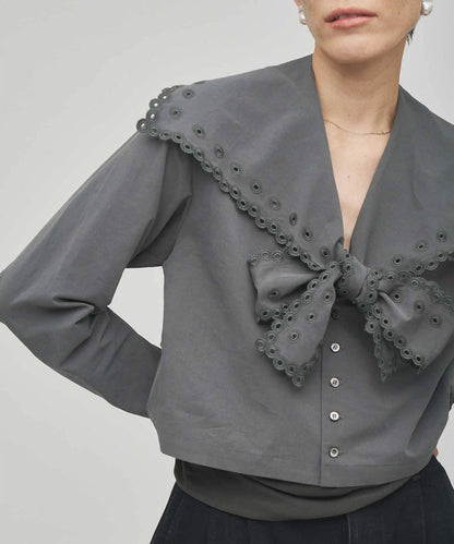 【GEMINI】波浪邊襯衫