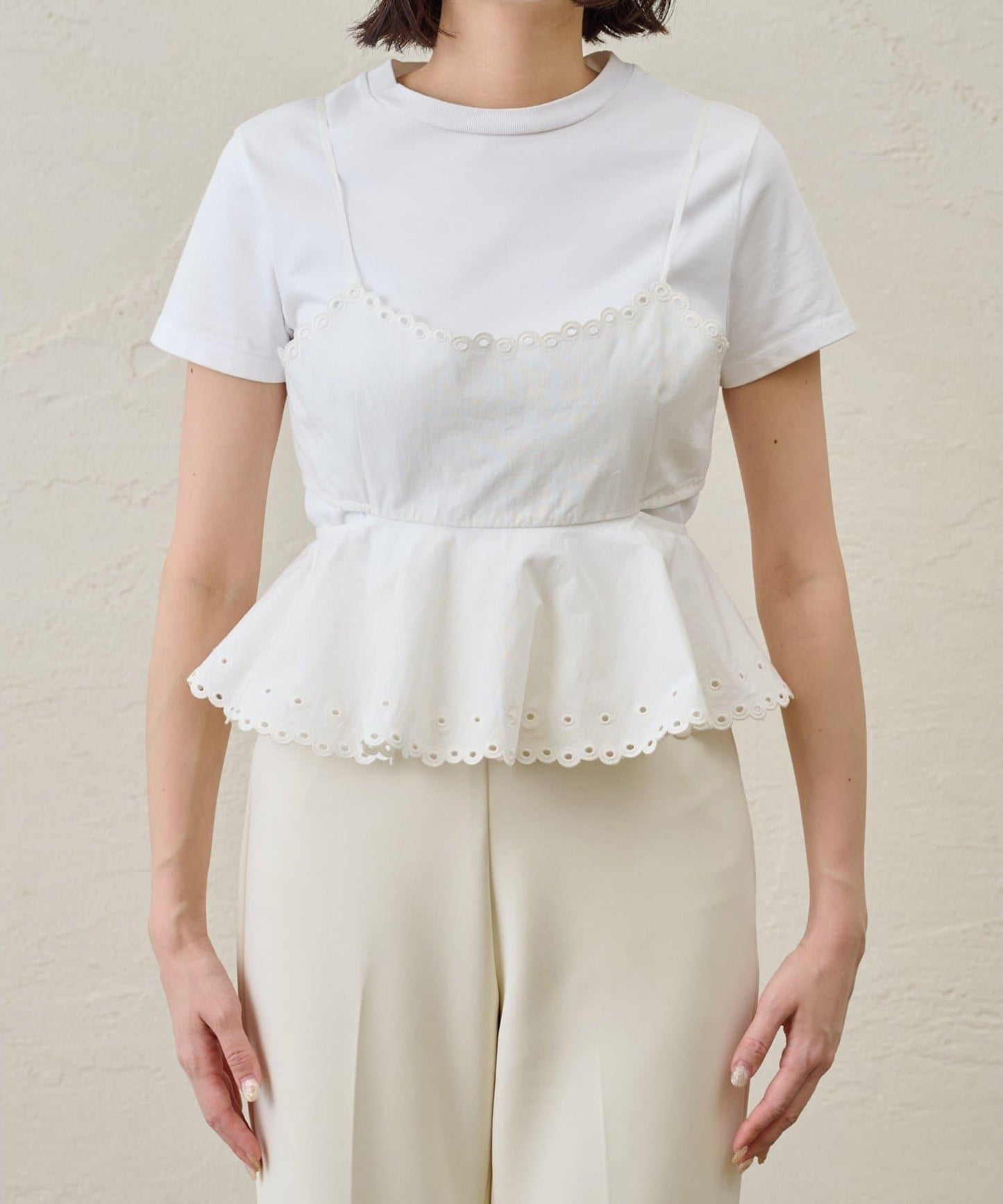 【GEMINI】波浪邊吊帶背心