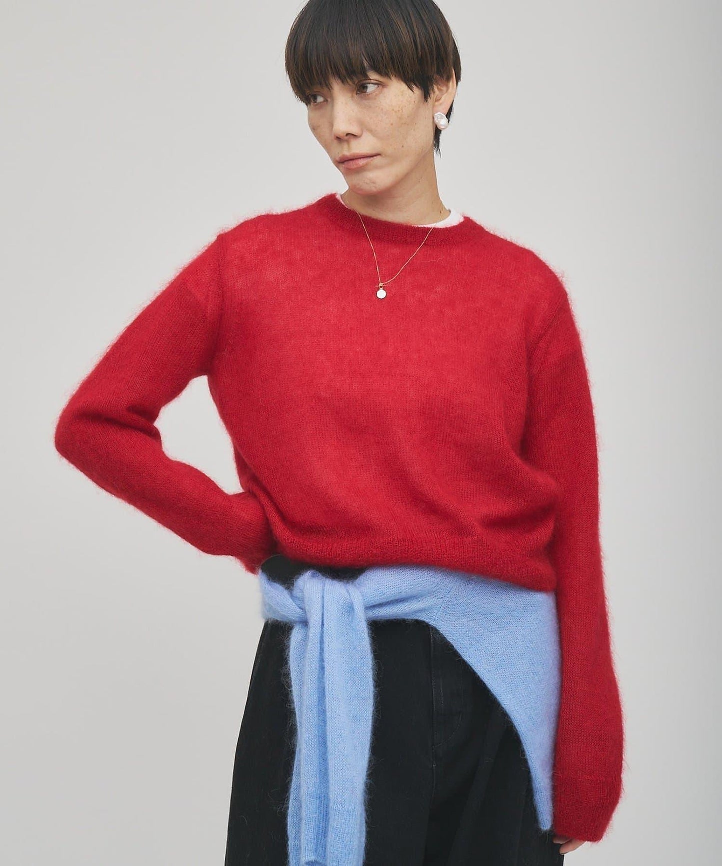 【GEMINI】馬海毛套頭毛衣