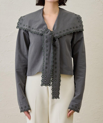 【GEMINI】波浪邊襯衫