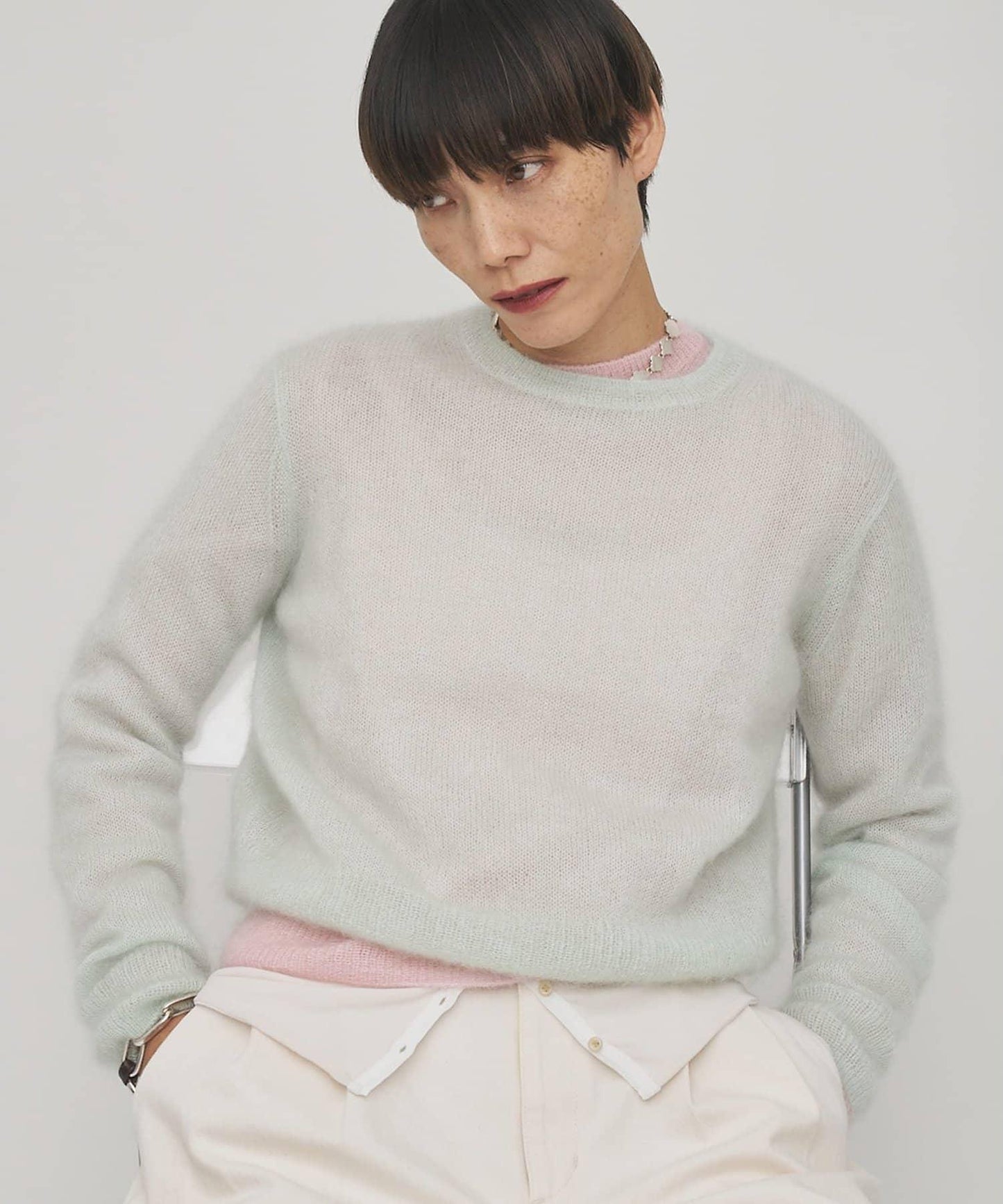 【GEMINI】馬海毛套頭毛衣