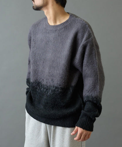 【復刻】仿馬海毛漸變針織衫