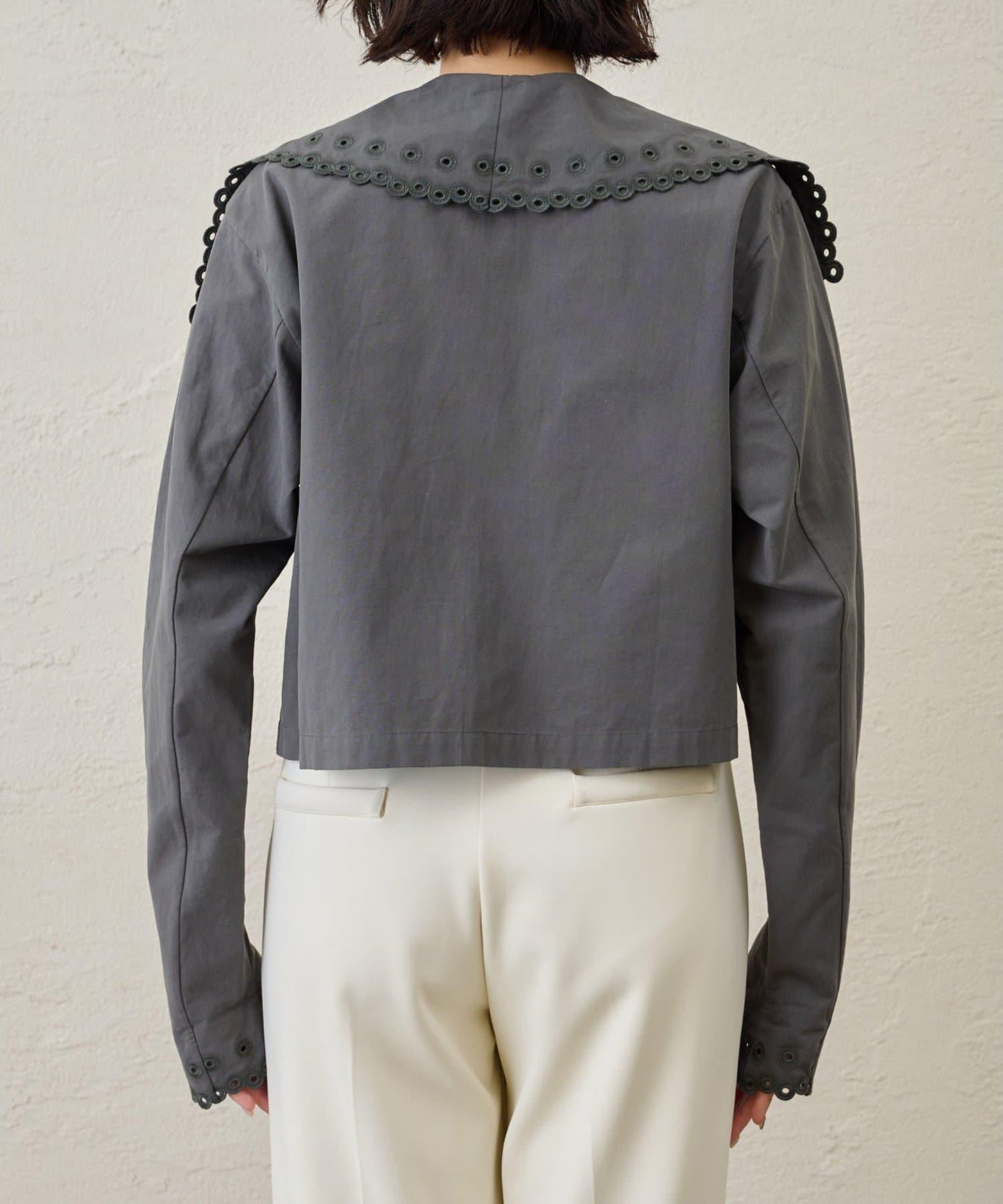 【GEMINI】波浪邊襯衫