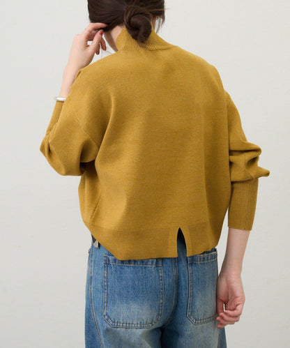 全針高領針織衫