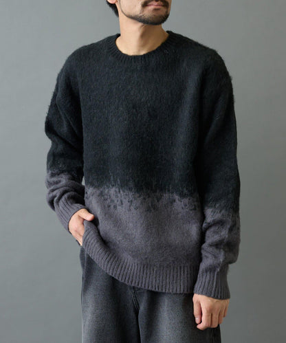 【復刻】仿馬海毛漸變針織衫