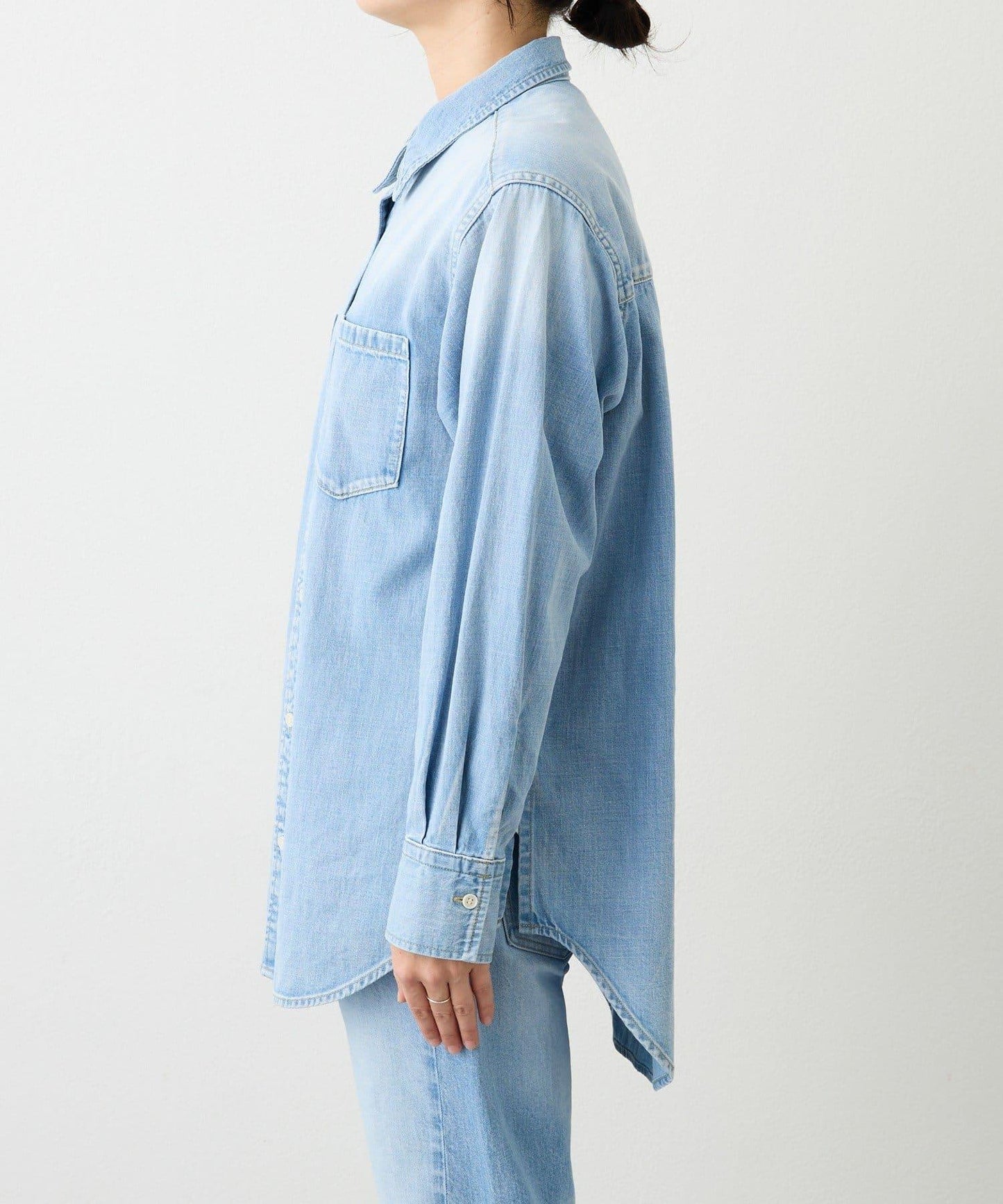 【RIMH】肩墊長款襯衫/預計1月下旬發貨