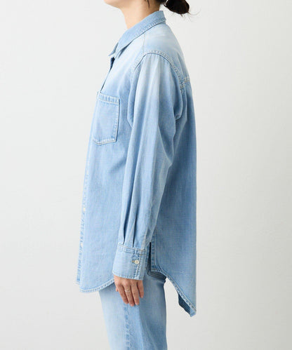 【RIMH】肩墊長款襯衫/預計1月下旬發貨