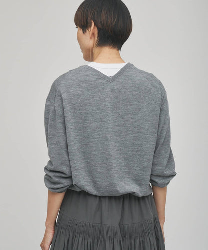 【GEMINI】高密度V領針織套頭衫