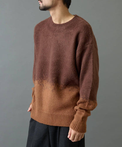 【復刻】仿馬海毛漸變針織衫