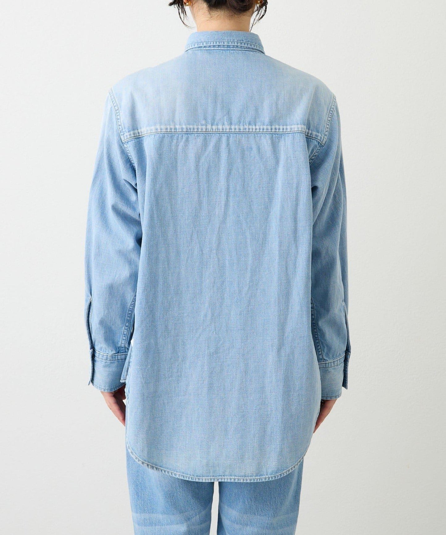 【RIMH】肩墊長款襯衫/預計1月下旬發貨