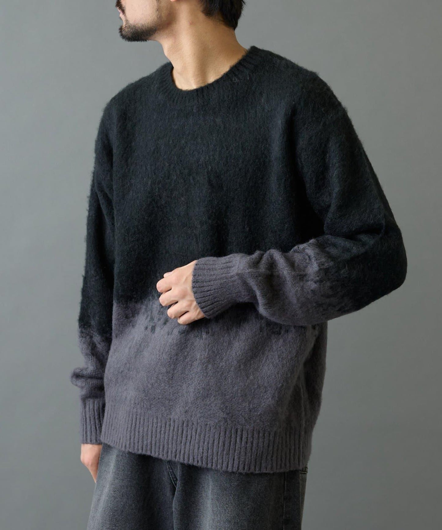 【復刻】仿馬海毛漸變針織衫