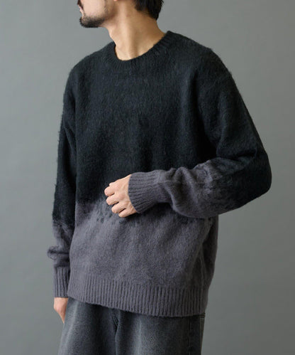 【復刻】仿馬海毛漸變針織衫