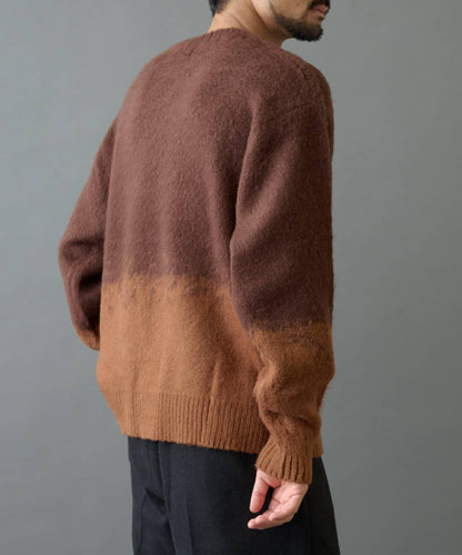 【復刻】仿馬海毛漸變針織衫