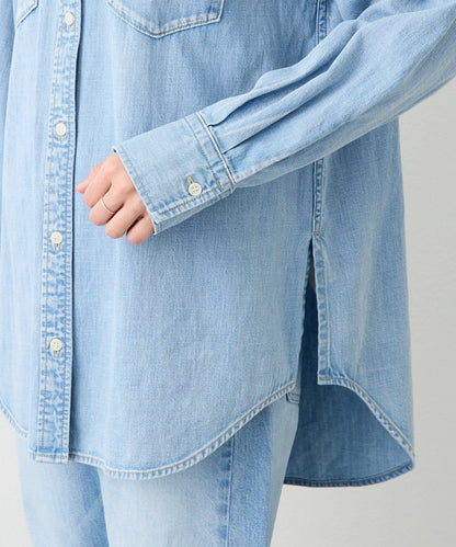 【RIMH】肩墊長款襯衫/預計1月下旬發貨