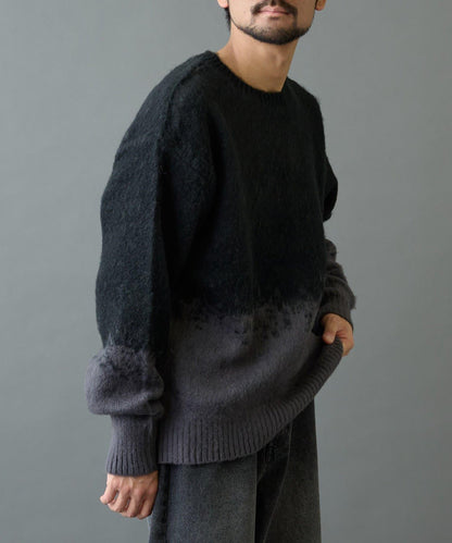 【復刻】仿馬海毛漸變針織衫