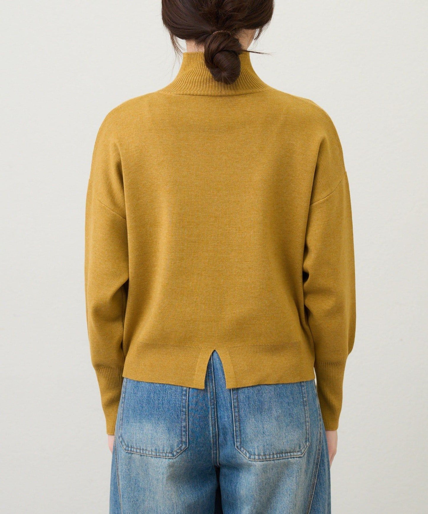 全針高領針織衫