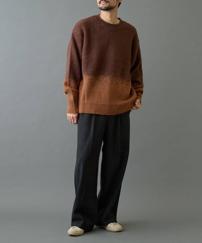 【復刻】仿馬海毛漸變針織衫