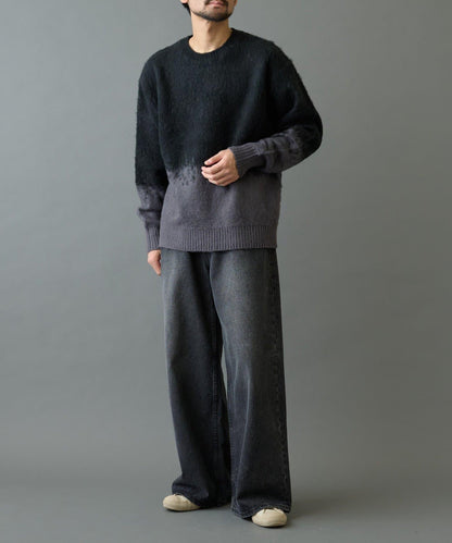 【復刻】仿馬海毛漸變針織衫