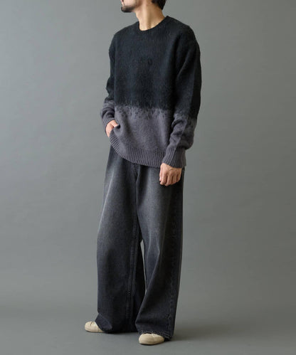 【復刻】仿馬海毛漸變針織衫