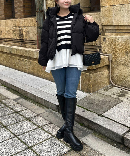 加厚仿毛皮中棉夾克