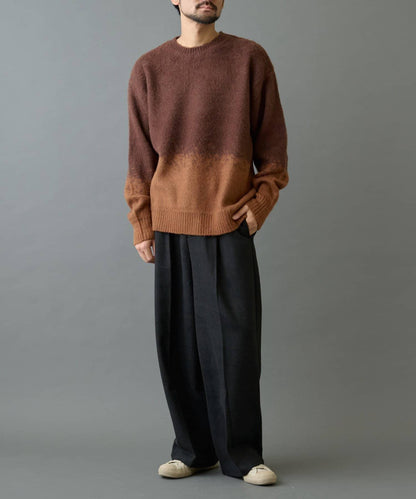 【復刻】仿馬海毛漸變針織衫