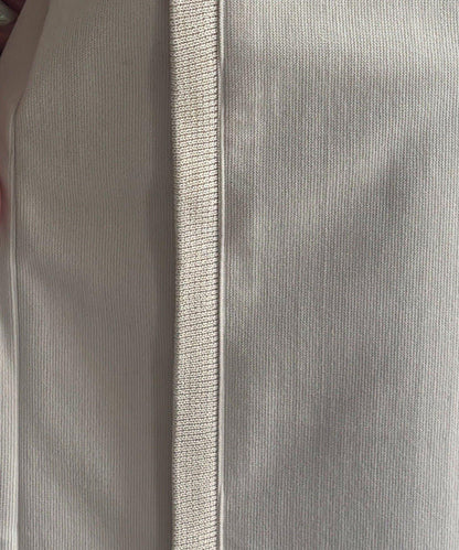 彈力磨毛羅紋拼接褲