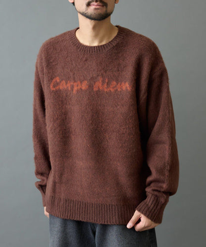 【復刻】仿馬海毛手寫風針織衫