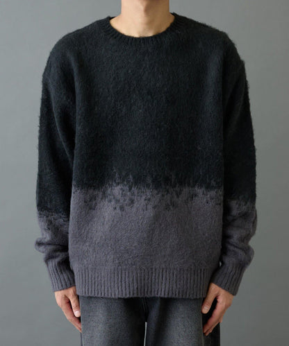 【復刻】仿馬海毛漸變針織衫