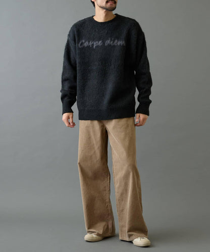 【復刻】仿馬海毛手寫風針織衫