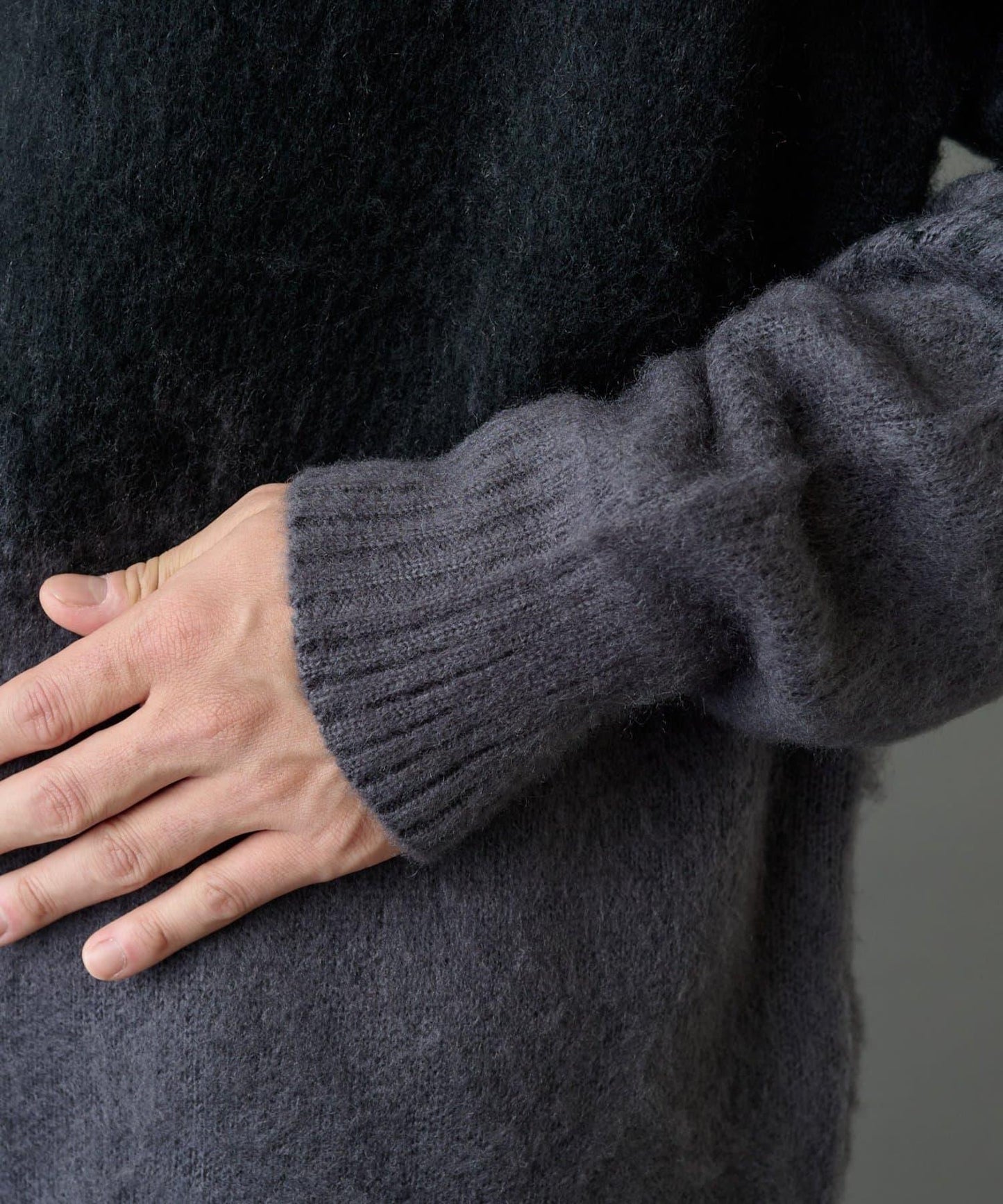 【復刻】仿馬海毛漸變針織衫